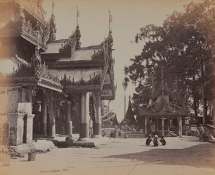 Hof in het paleis, Mandalay